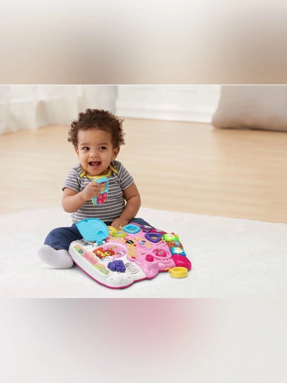 VTech Pink & Blue Activity Walker — Interactive Learning Toy for Toddlers